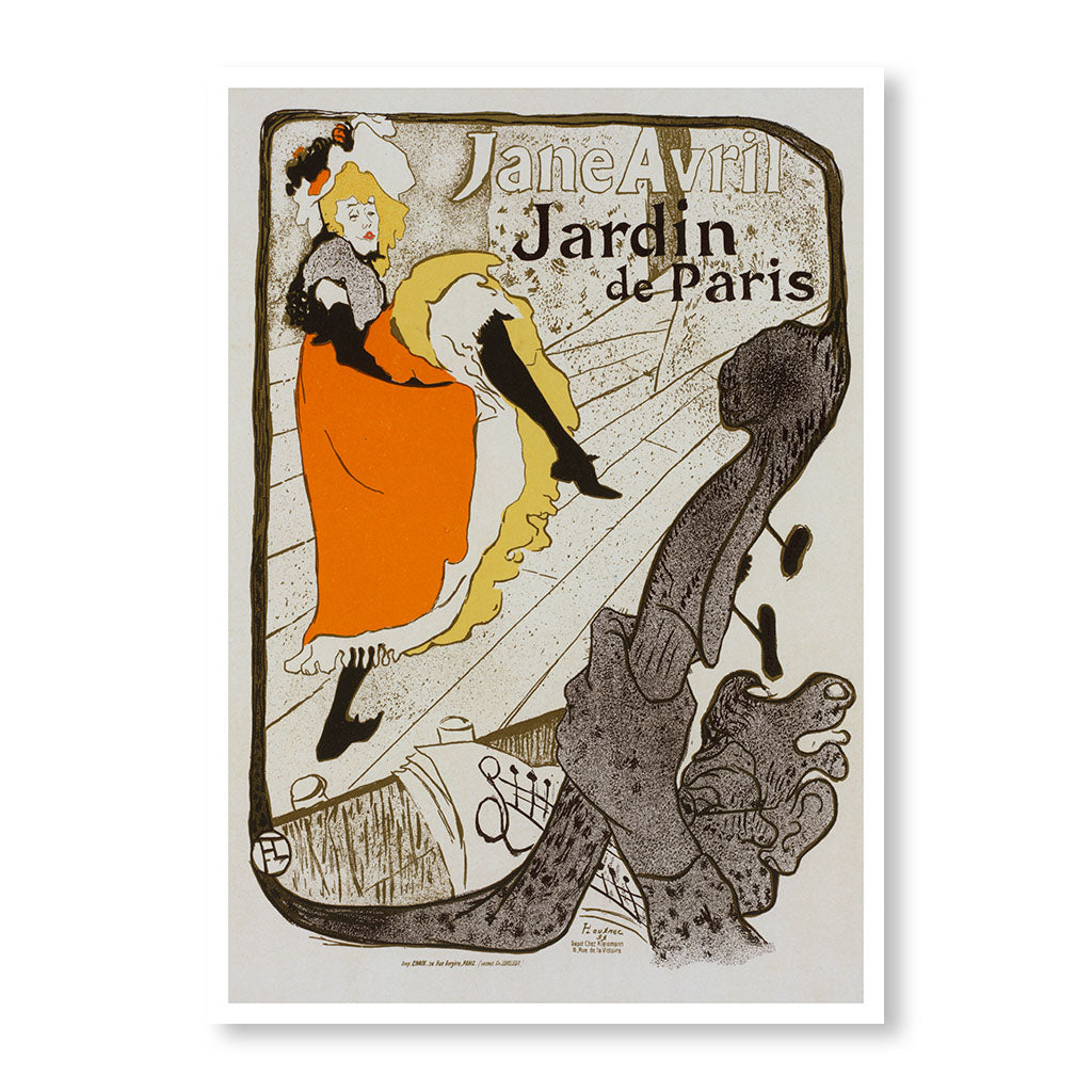 Jane Avril Jardin Paris | Print Shed