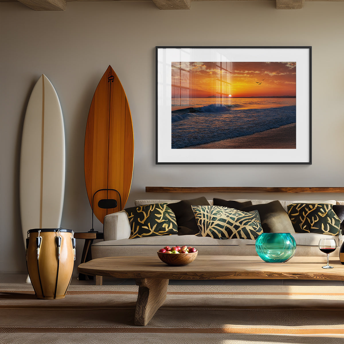 Sunset by the Ocean