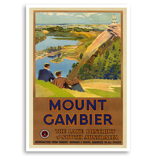 Mount Gambier Lake District of South Australia