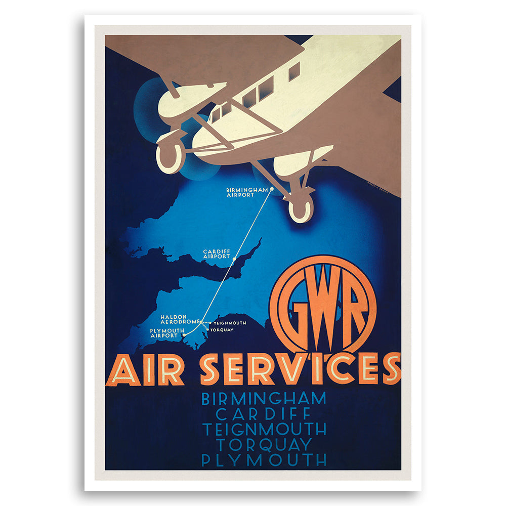 Great Western Railway Air Services - Birmingham Cardiff Teignmouth Torquay Plymouth